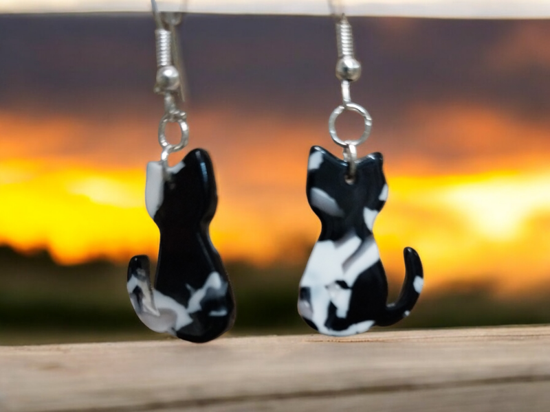 Cat earrings