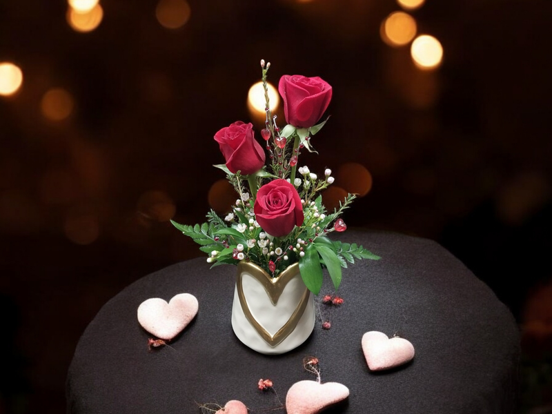 Trio rose
