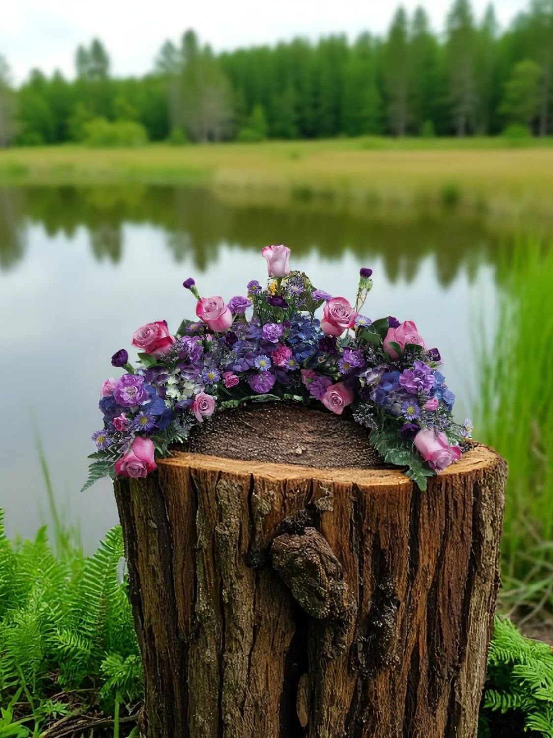 Purple Urn wrap (Please call to order)