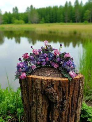 Purple Urn wrap (Please call to order)