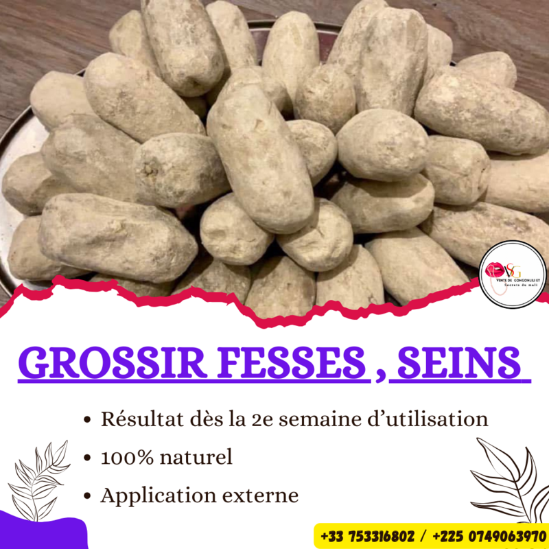 Grossir fesses, seins et mollets