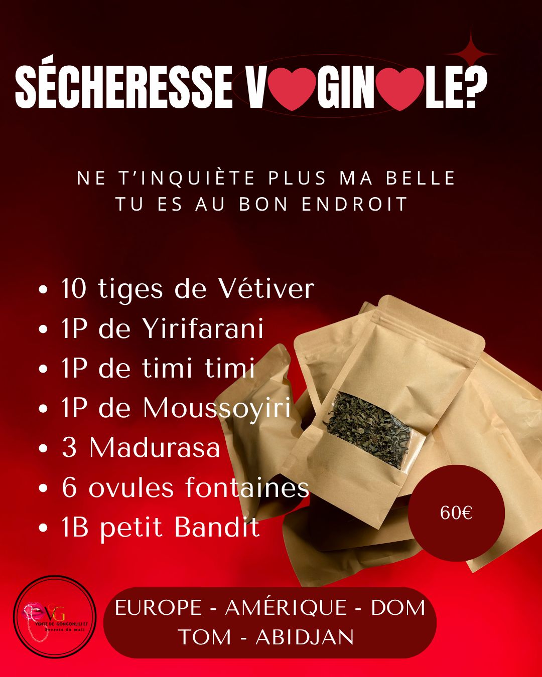FINI LA SÉCHERESSE VAGINALE 