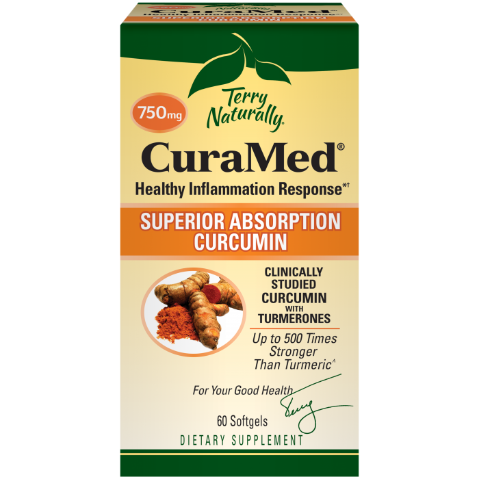 Terry Naturally CuraMed 750mg 60ct softgels