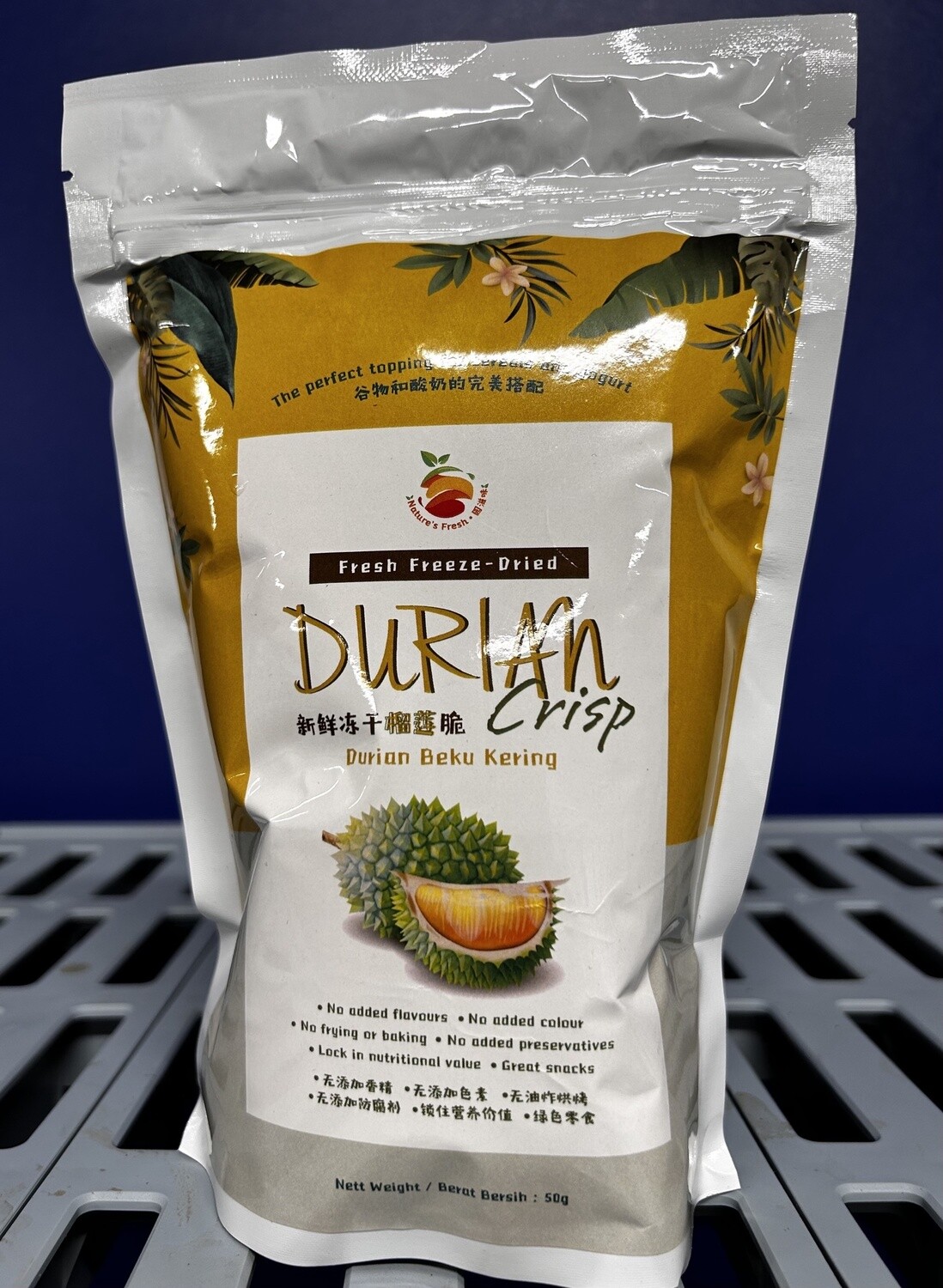 Freeze Dried Durian Crisp - bag