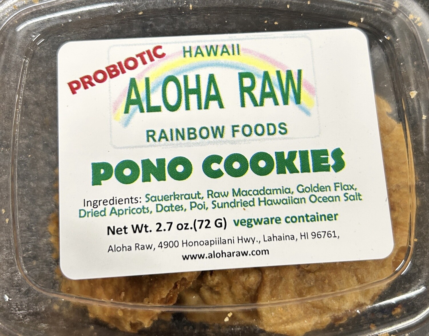 Aloha Raw Pono Cookies