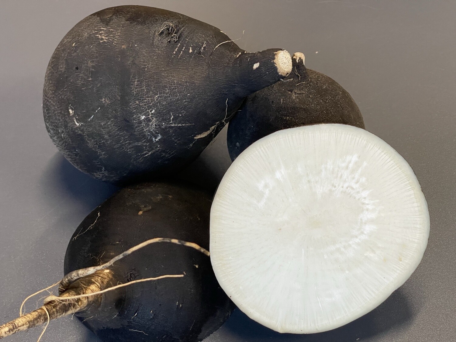 Black Round Spanish Radish - lb