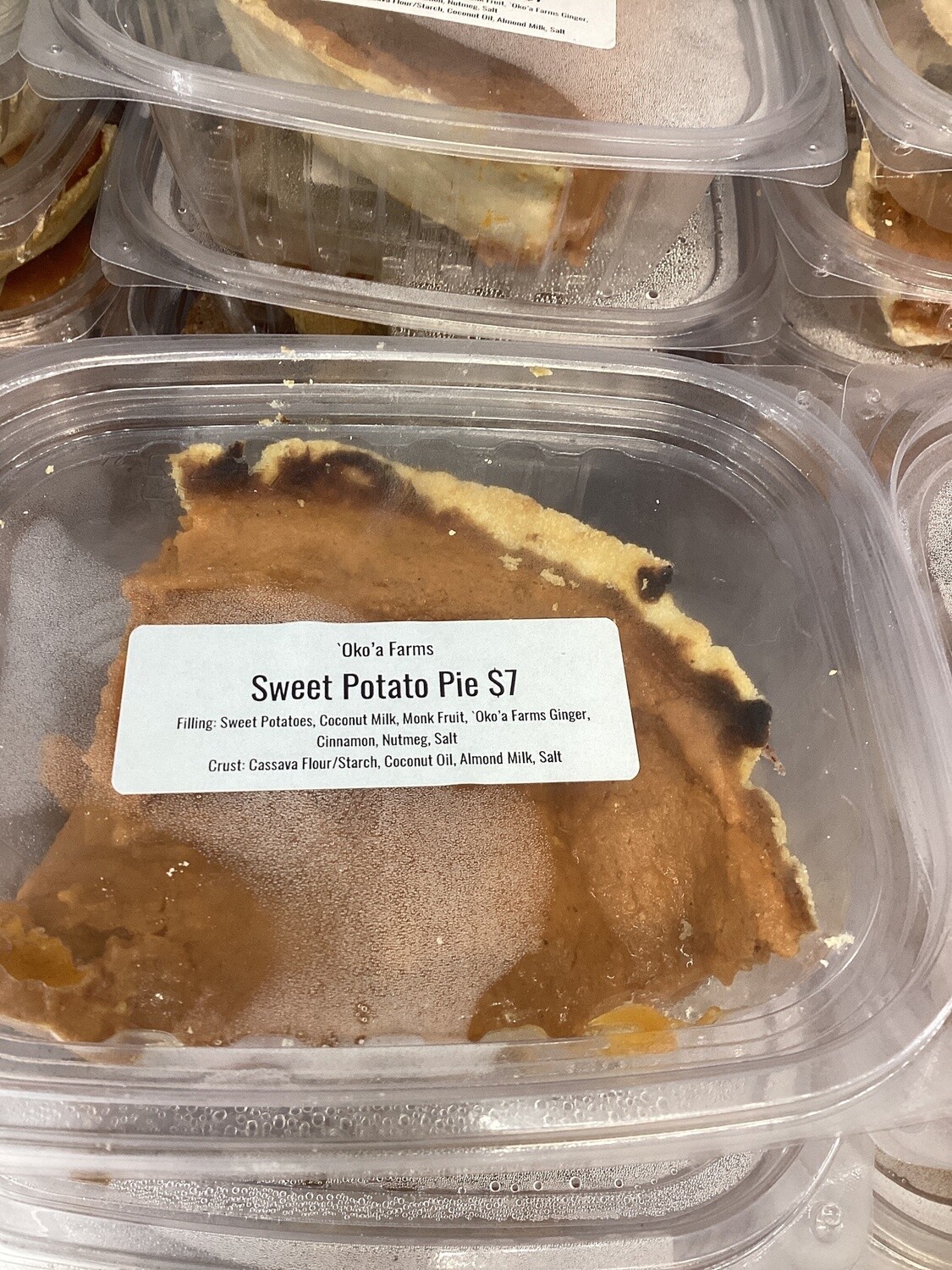 Sweet Potato Pie - Slice