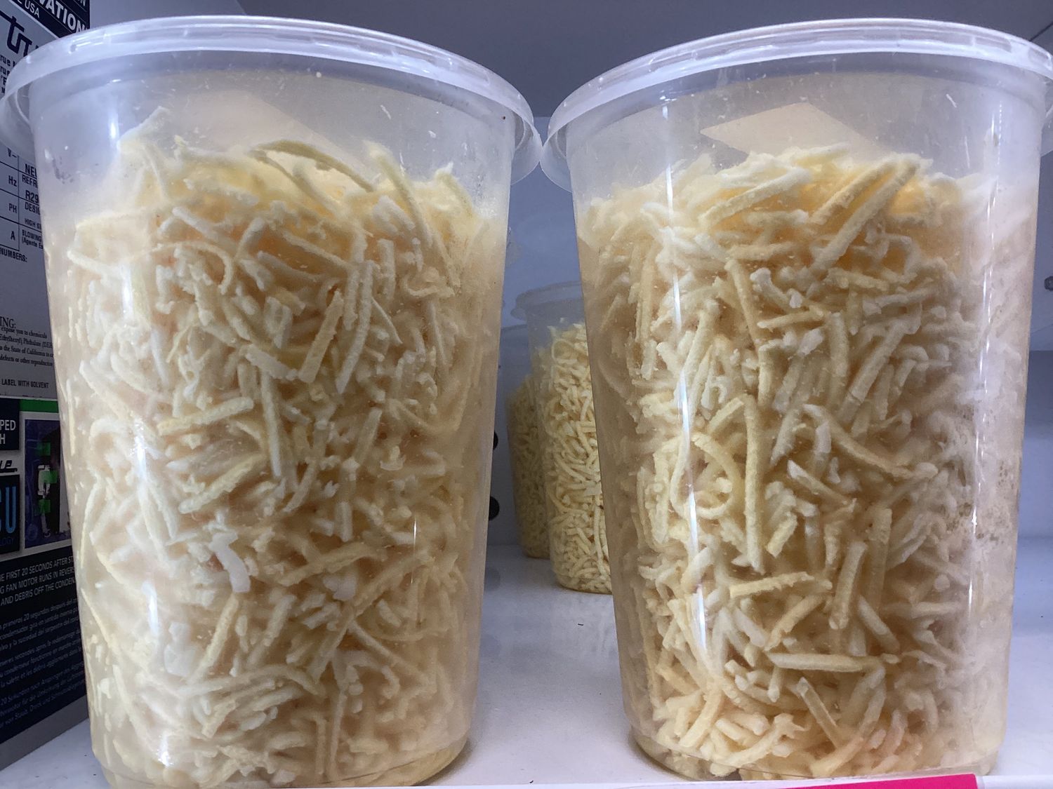 Raw Shredded Cassava