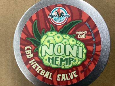Aloha Aina Adaptogenics CBD Herbal Salve 500 mg