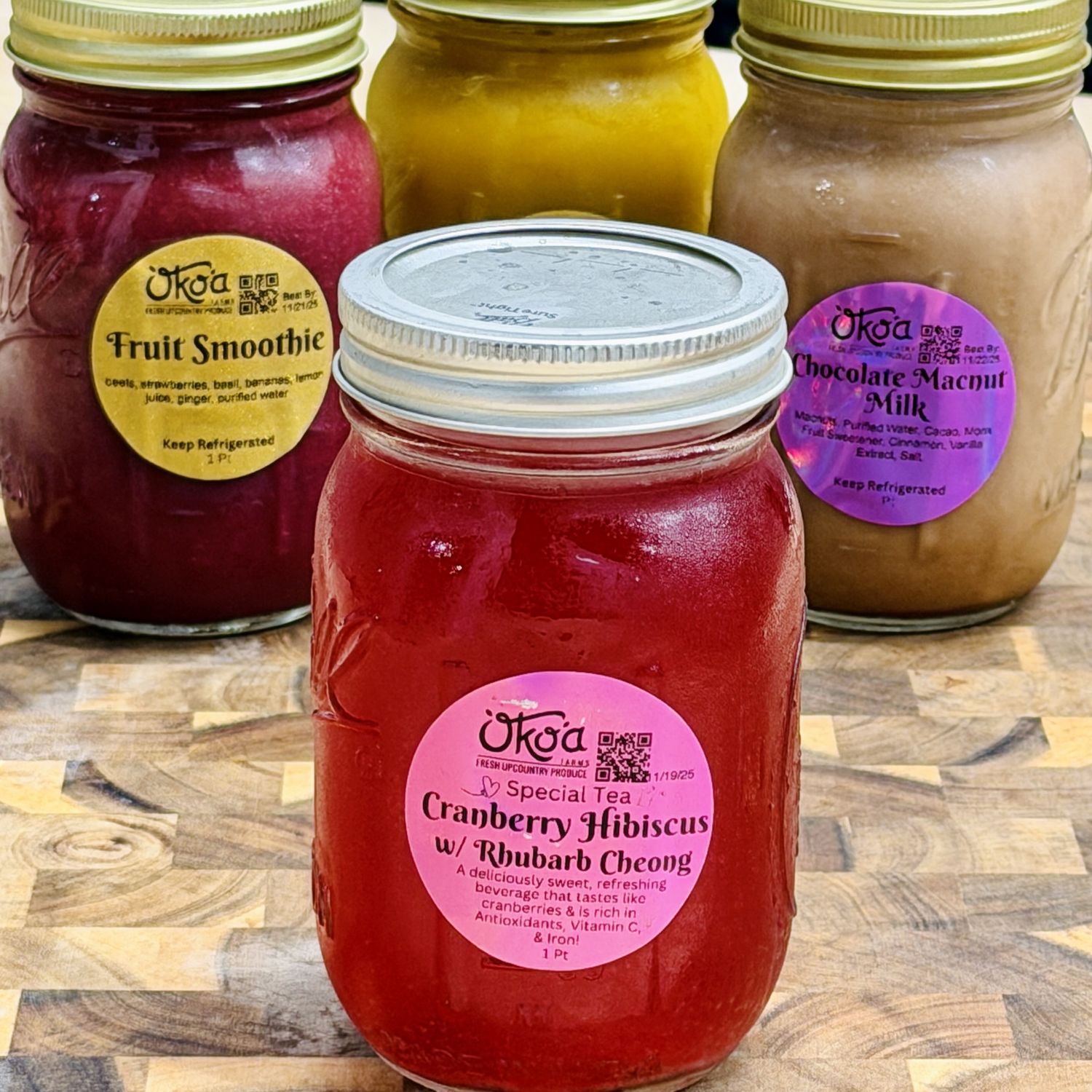 Cranberry Hibiscus Tea - pint