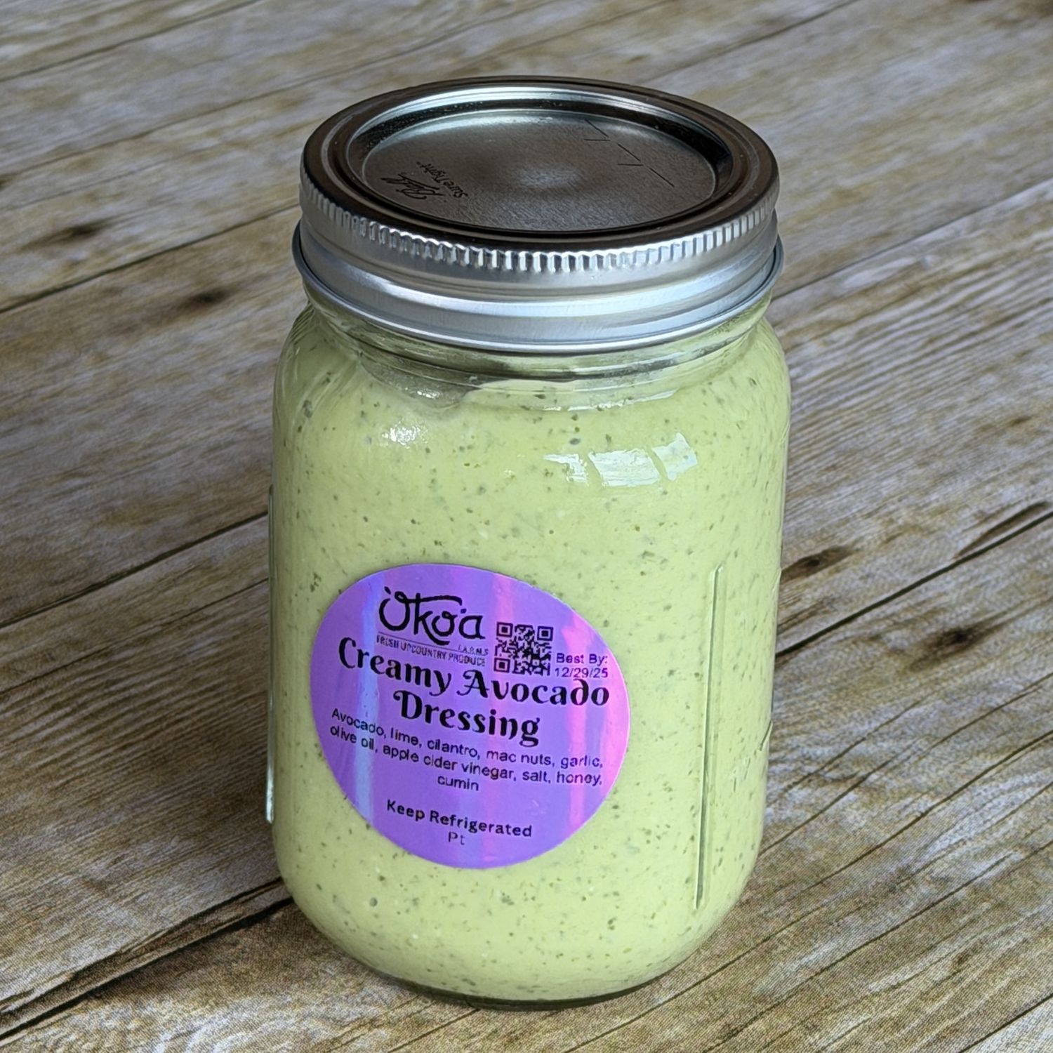 Creamy Avocado Dressing