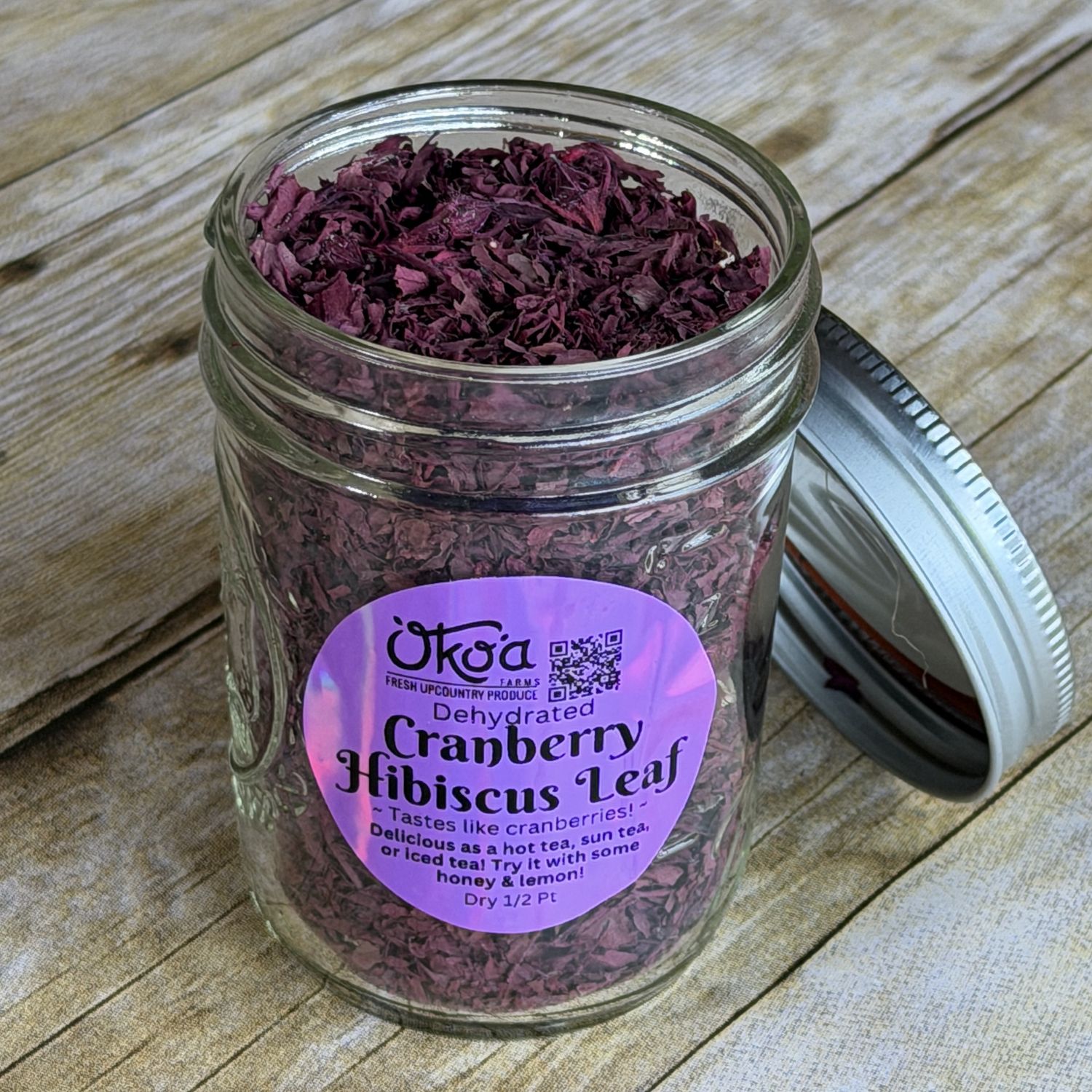 Dehydrated Cranberry Hibiscus Leaf