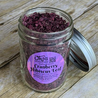 Dehydrated Cranberry Hibiscus Leaf