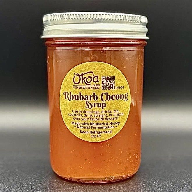 Rhubarb Cheong Syrup