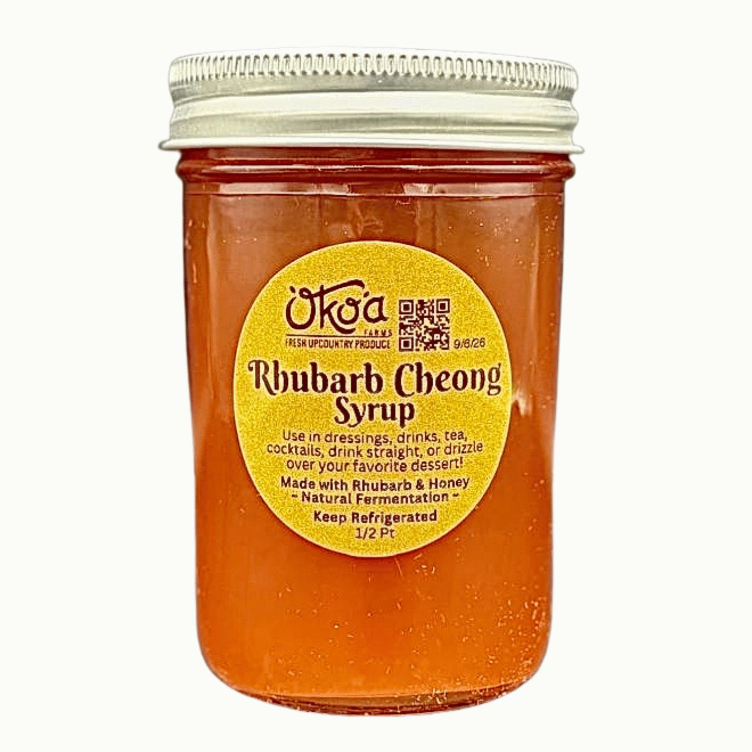 Rhubarb Cheong Syrup