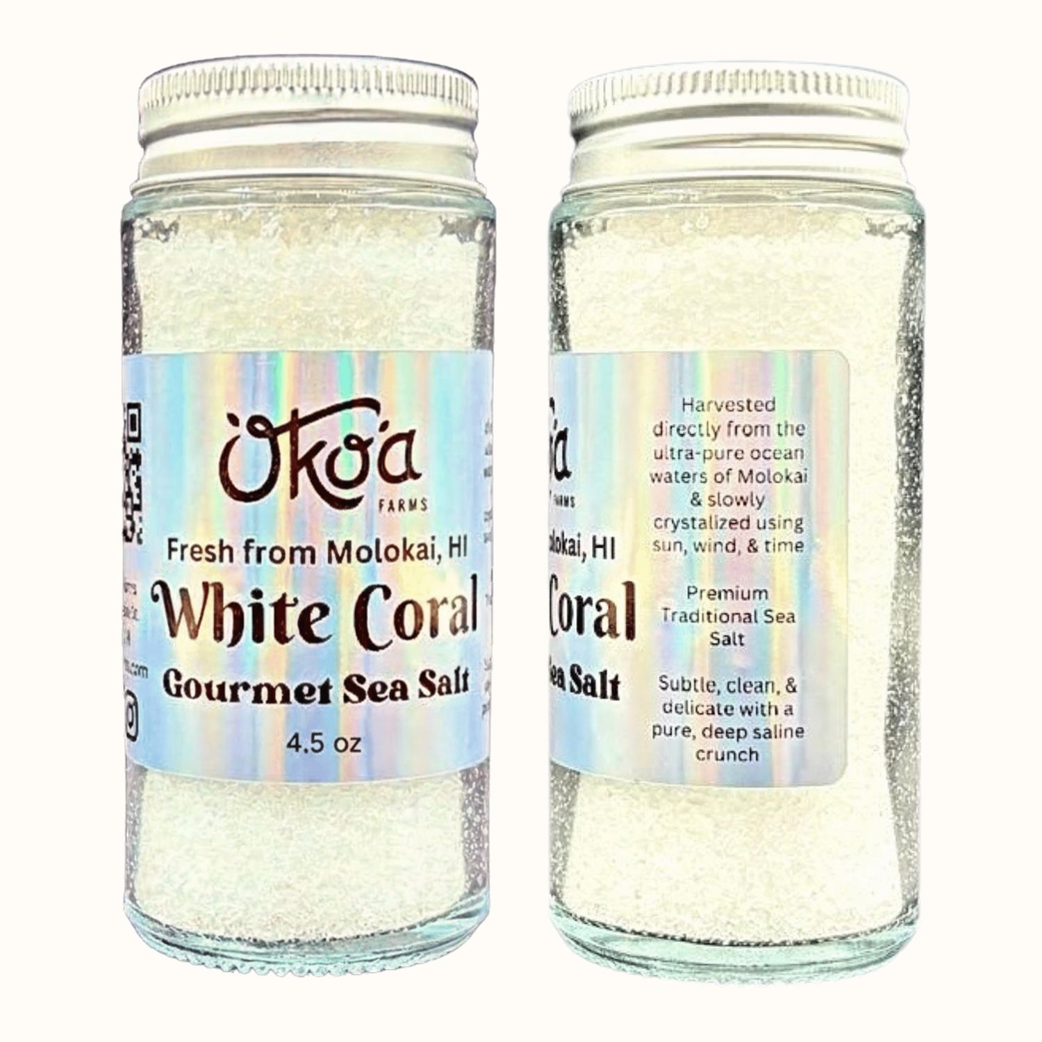 Oko'a - Moloka'i Gourmet Sea Salt, Flavor: White Coral