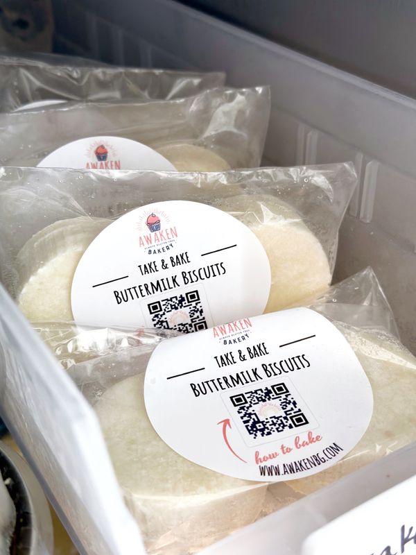 Biscuits, VEGAN (frozen, raw, 2-pack)