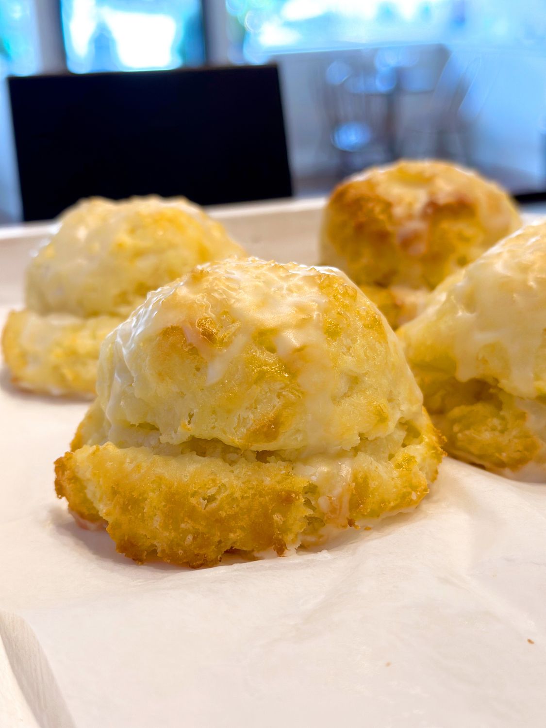 Holiday Lemon Drop Scones (6-pack)