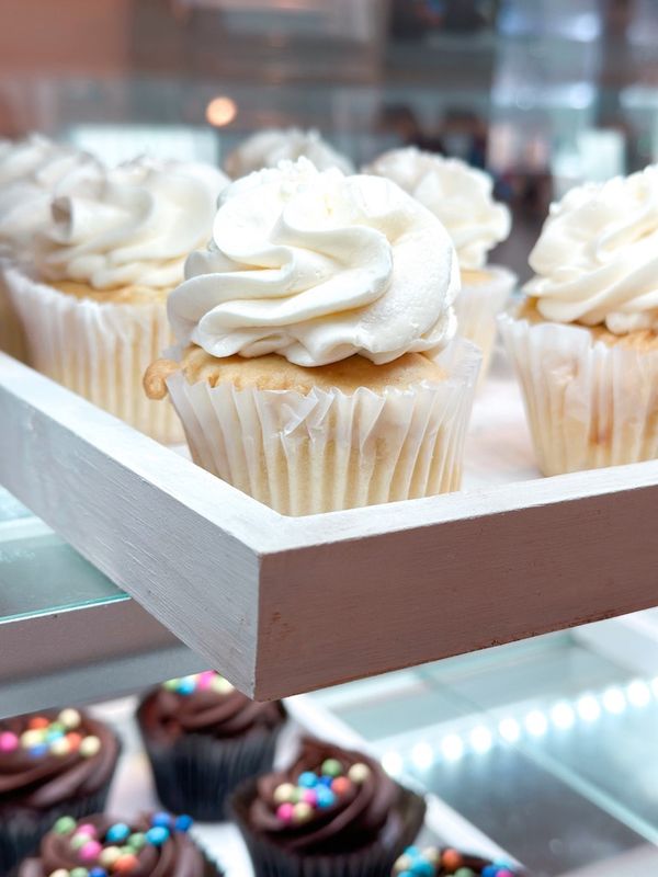 Holiday Coconut Cream Cupcakes (DF)