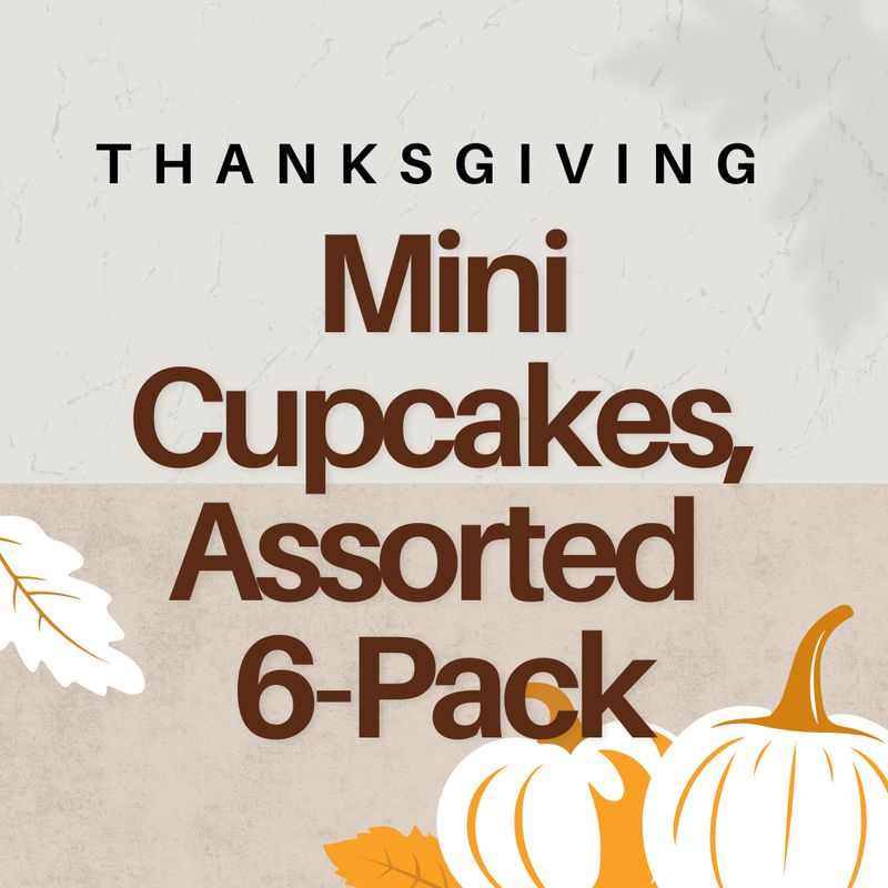 Holiday Mini Cupcakes, Assorted 12-Pack