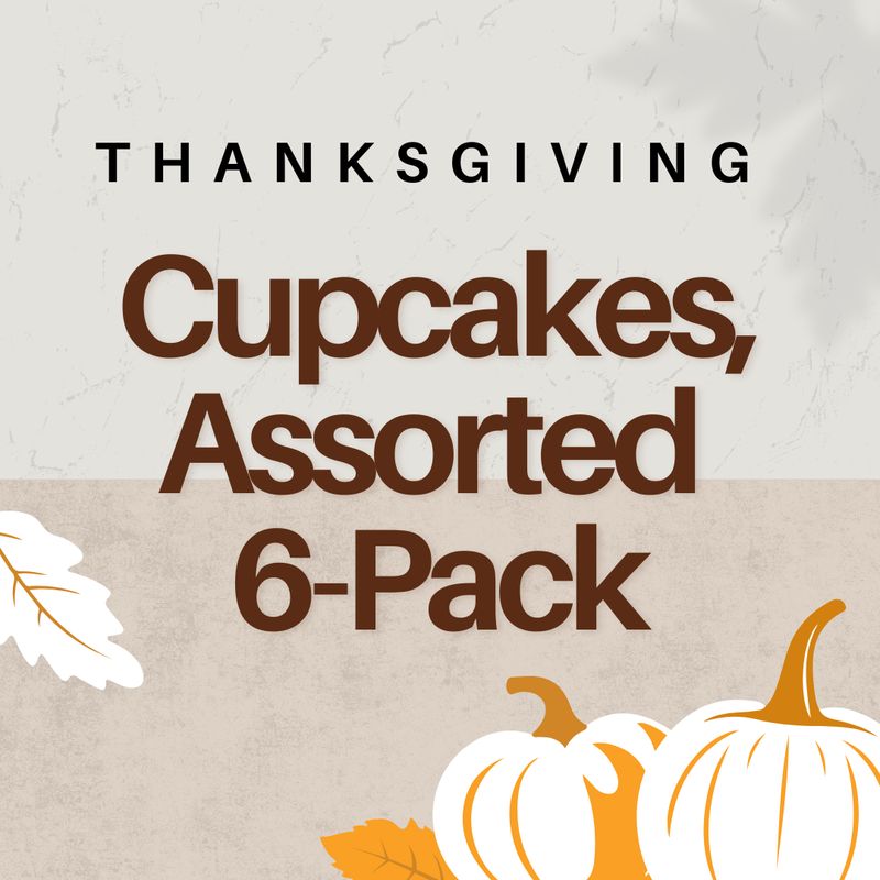 Holiday Cupcakes, Assorted 6-Pack