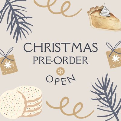 Christmas Pre-Order Menu