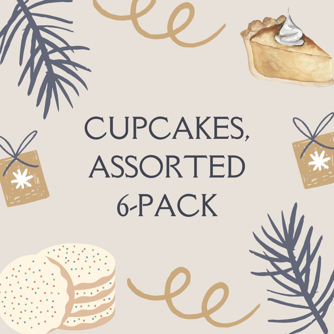 Holiday Cupcakes, Assorted 6-Pack