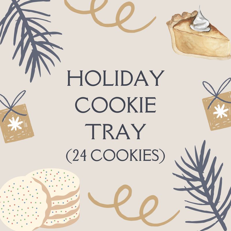 Holiday Cookie Tray (24 Cookies)