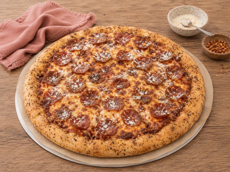 Pepperoni Pizza (12", Frozen, Raw)