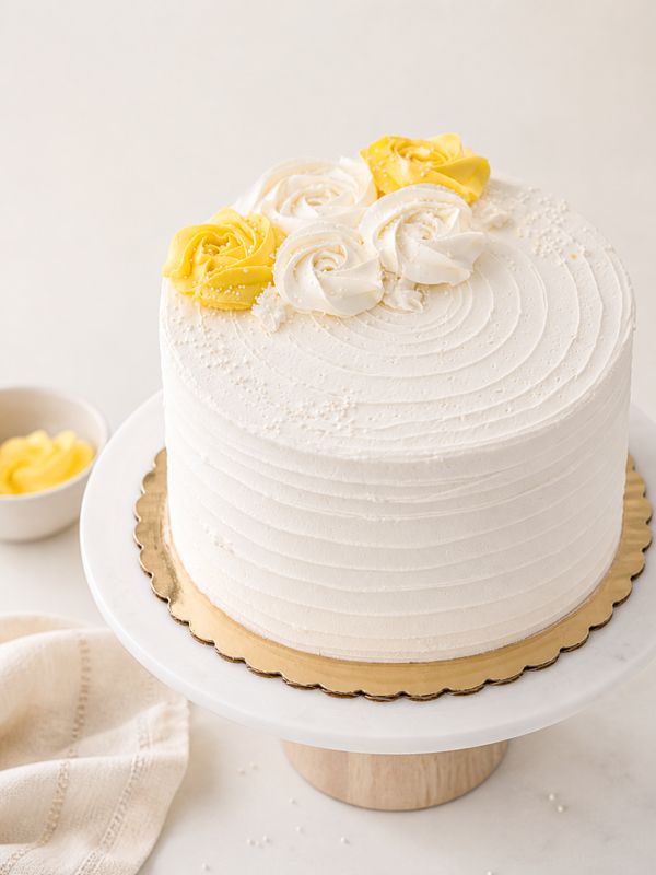 Elegant Floral Style Cake