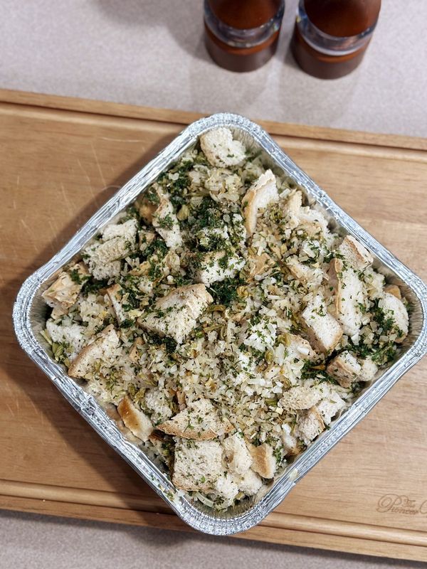 Holiday Stuffing 9x9 Pan (vegan, Frozen)