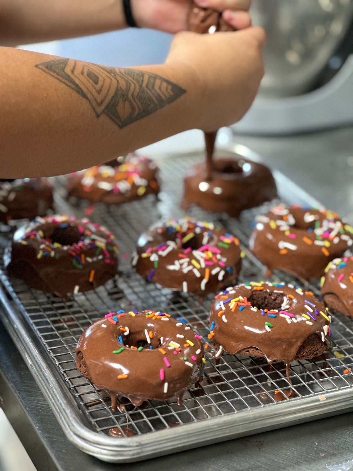 | Double Chocolate Cake Donut (frozen)
