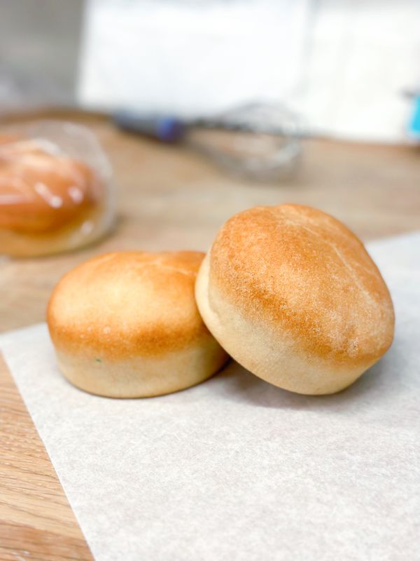 Holiday Hamburger Buns (vegan, 4-pack)