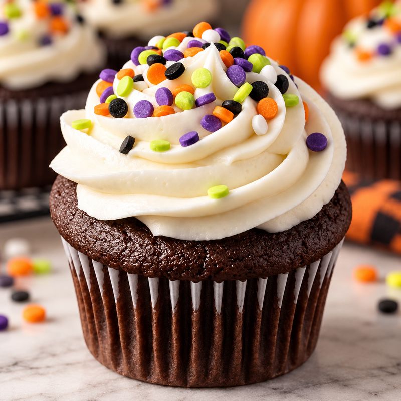 Festive Chocolate Cupcakes (Vegan, 6-Pack)