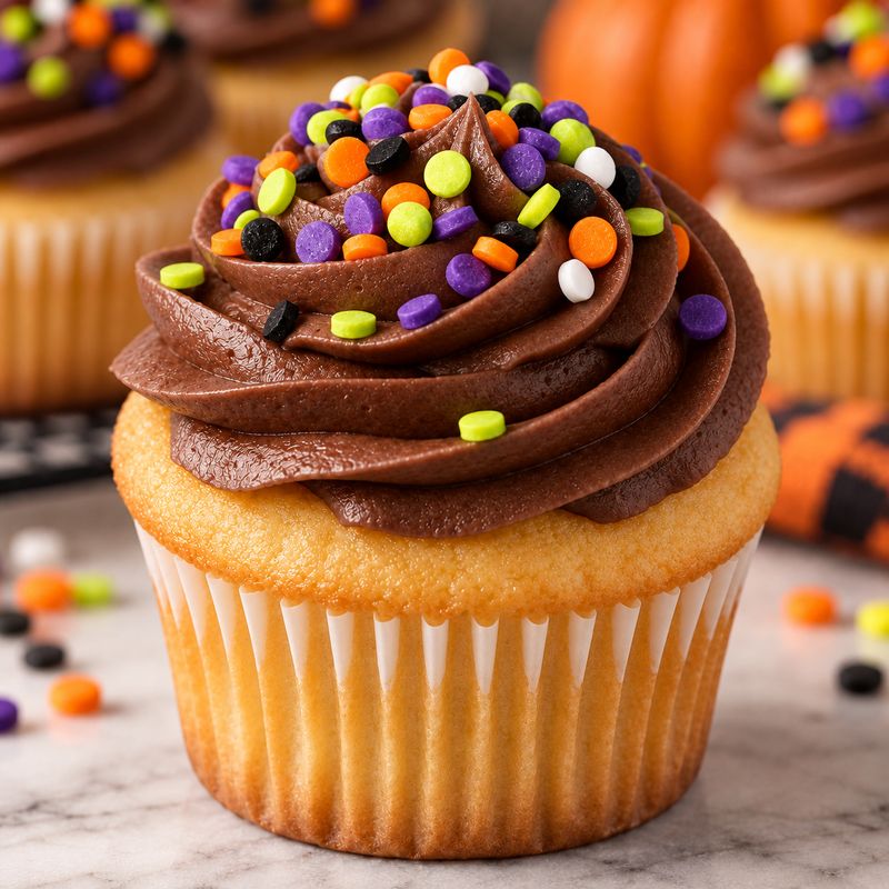 Festive Vanilla Cupcakes (Vegan, 6-Pack)
