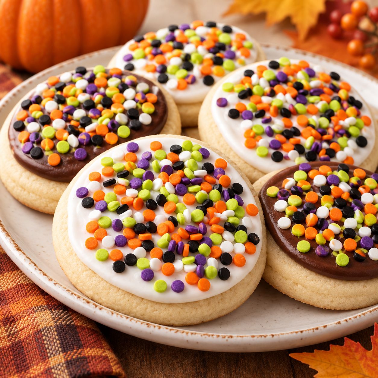 Festive Frosted Sugar Cookies (6-pack)