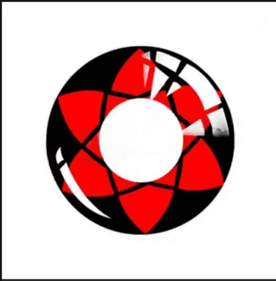 Sharingan Cosplay Contact Lenses.