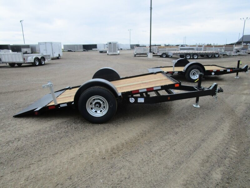 Single Axle Gravity Tilt Trailer 7,000 lbs. GVWR