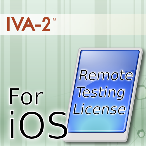 IVA-2 Remote Testing License for iPad or iPhone