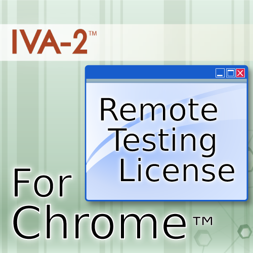 IVA-2 Remote Testing License for Online Use