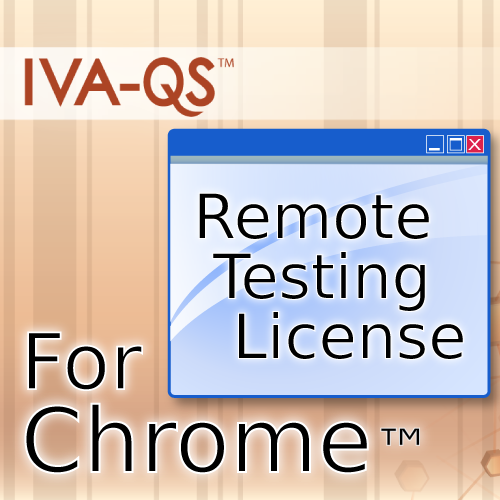 IVA-QS Remote Testing License for Online Use