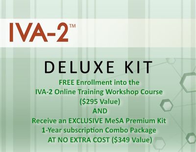 IVA-2 Deluxe Kit w/ Online Training and 1 Year MeSA Combo Package