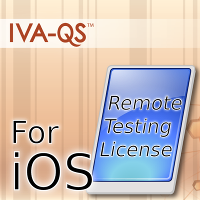 IVA-QS Remote Testing License for iPad or iPhone