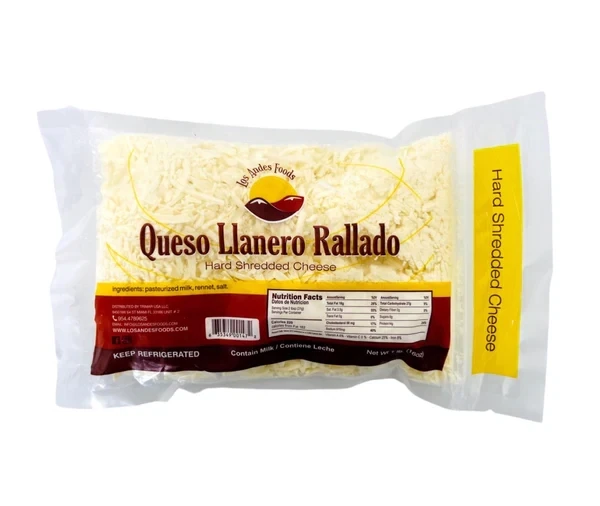 Queso Llanero ( 1 LB ) Rallado     16 Oz