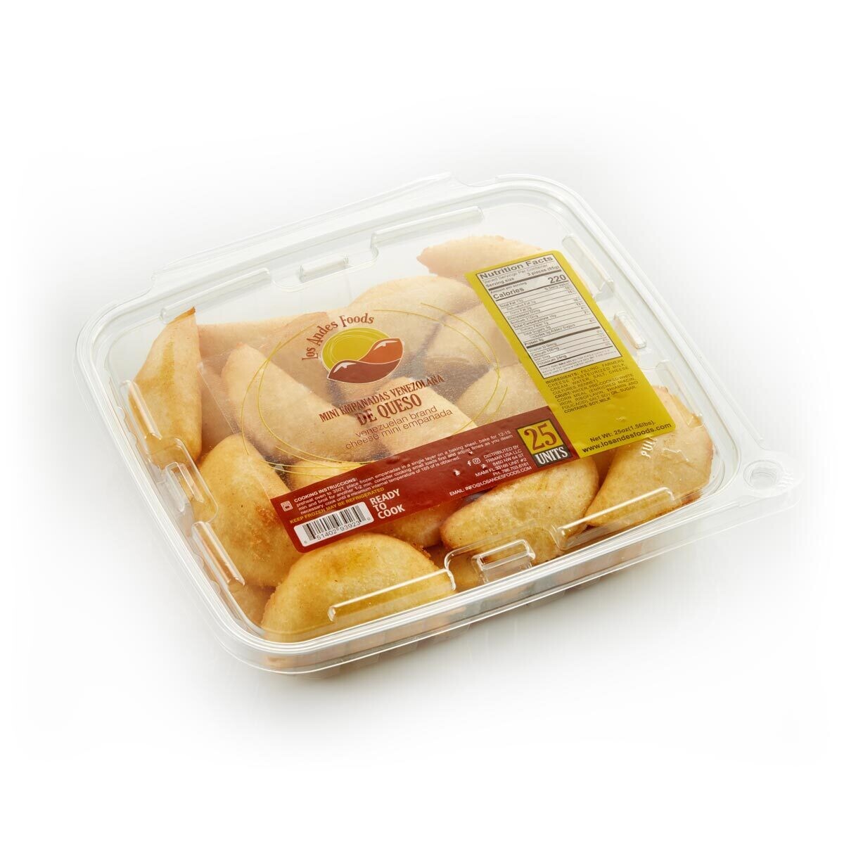 Mini Empanadas Venezolanas Queso  (25 UND) P.C.
