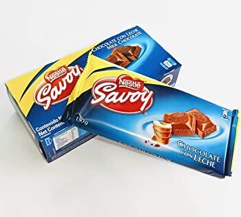 Chocolate con leche Savoy X 5 UND