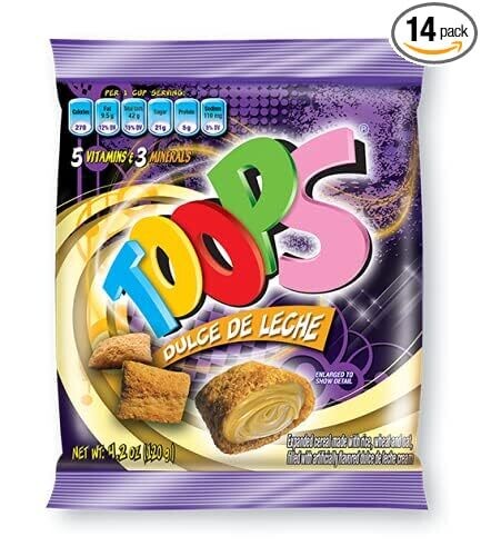 TOOPS DULCE DE LECHE 120G 14 unid