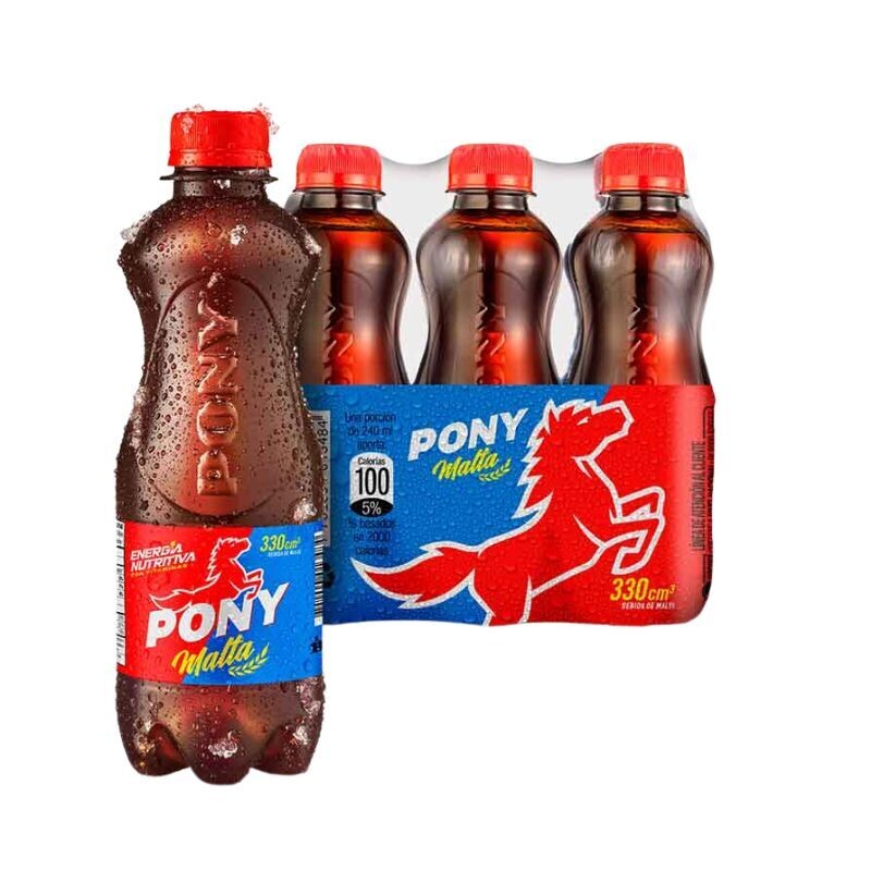 PONY MALTA BOTELLA 330ML 6PACK