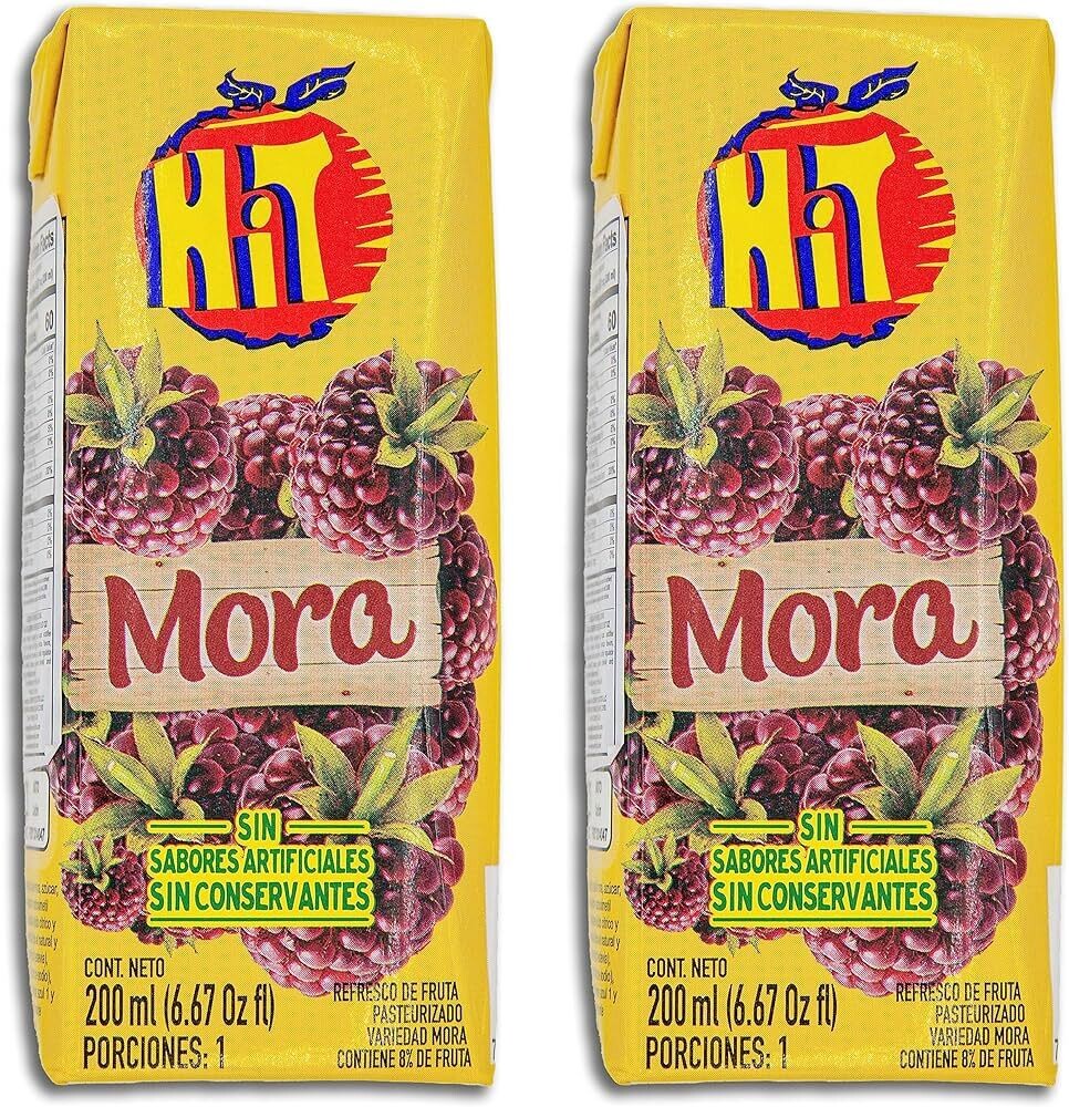 JUGO HIT MORA 220 CAJAx6