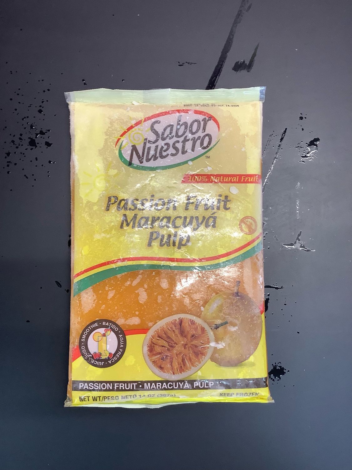 Pulpa Maracuyá/ Passion Fruit Sabor nuestro 14 oz